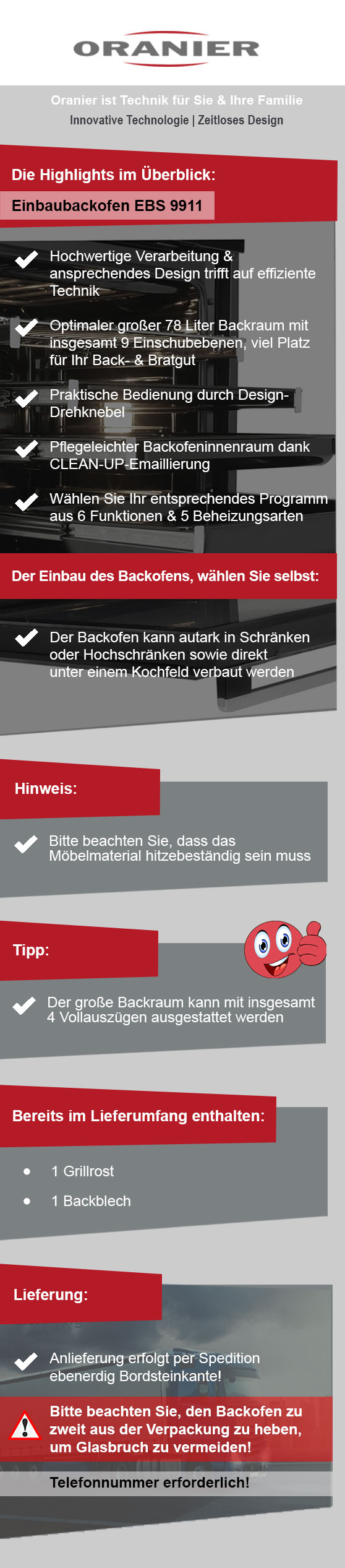 Programmübersicht Oranier