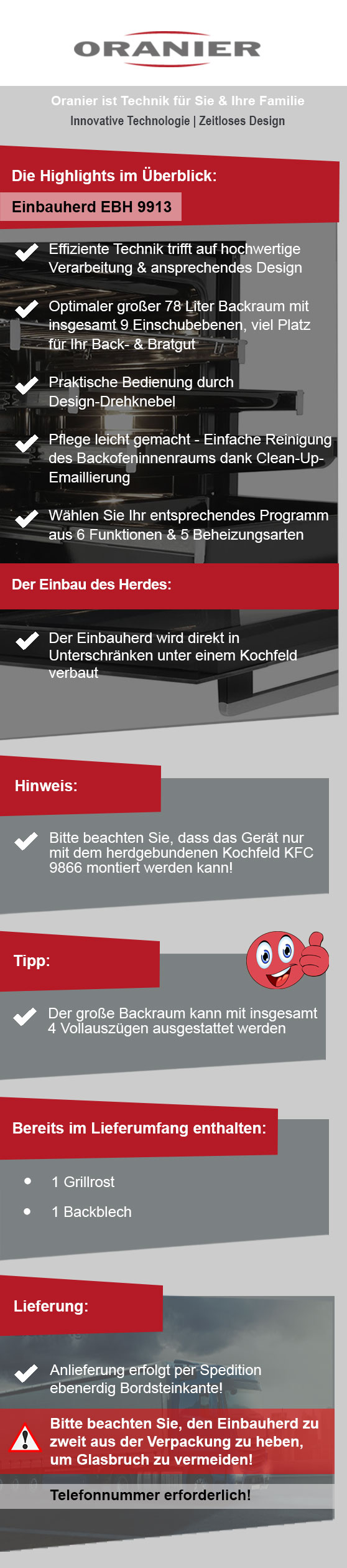 Programmübersicht Oranier