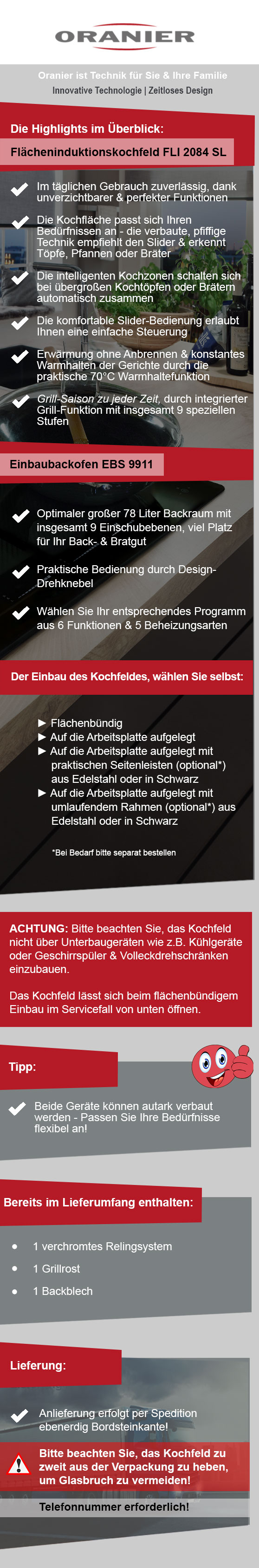 Programmübersicht Oranier