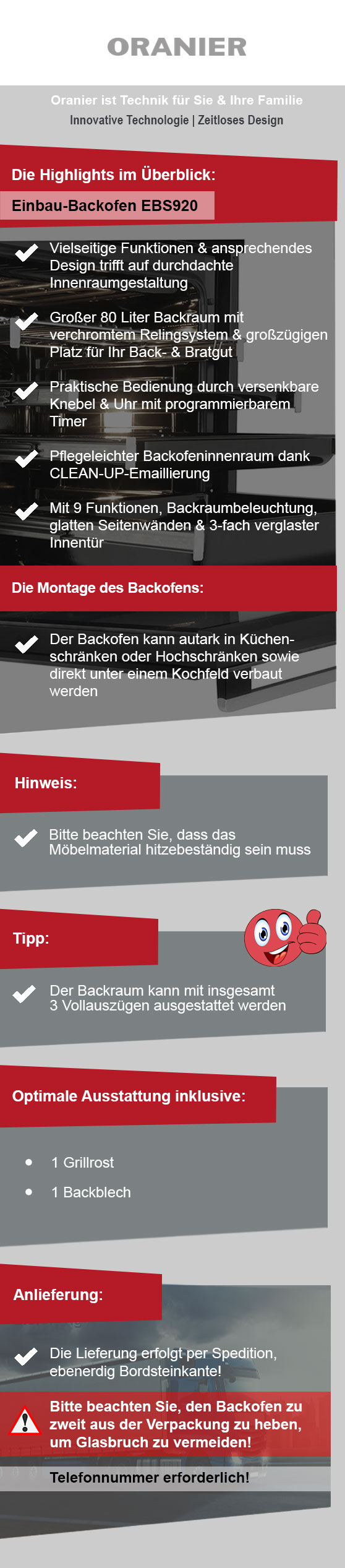 Programmübersicht Oranier