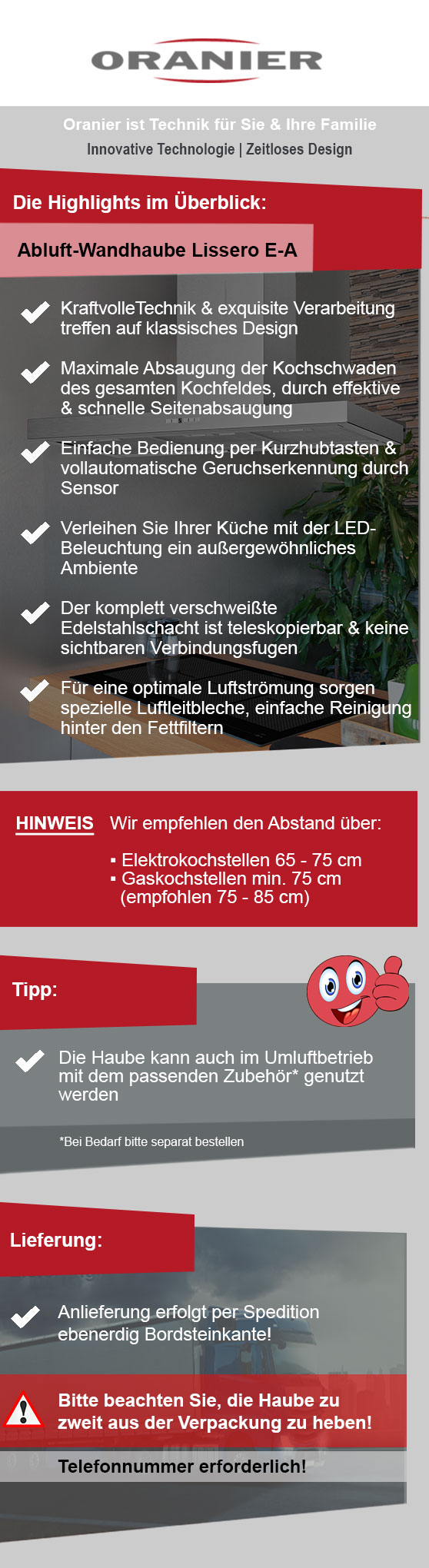Programmübersicht Oranier