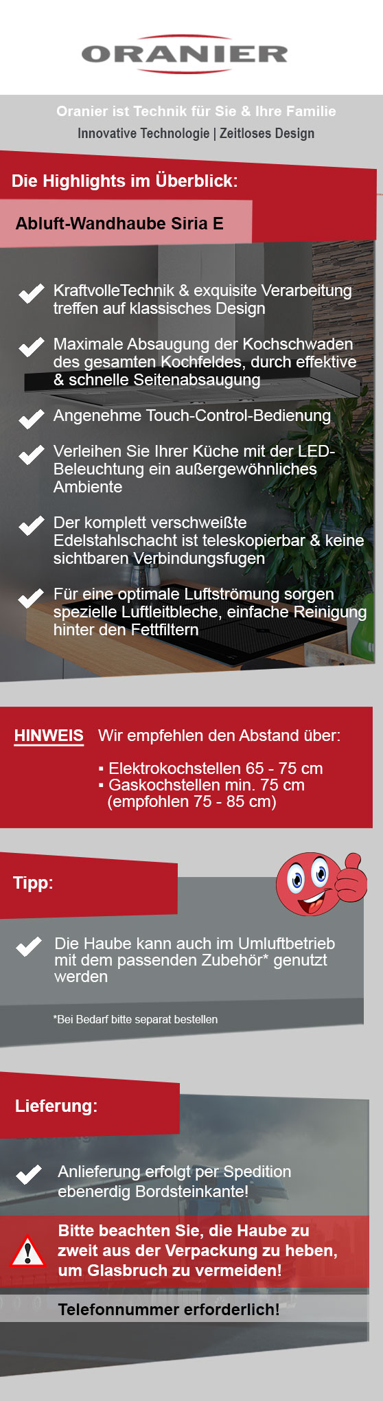 Programmübersicht Oranier
