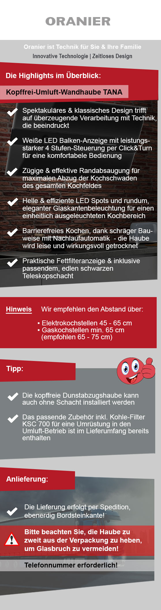 Programmübersicht Oranier