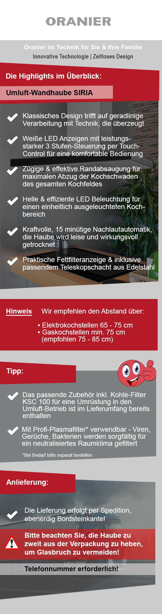 Programmübersicht Oranier