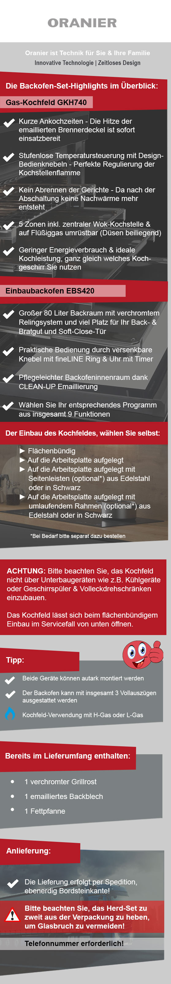 Programmübersicht Oranier