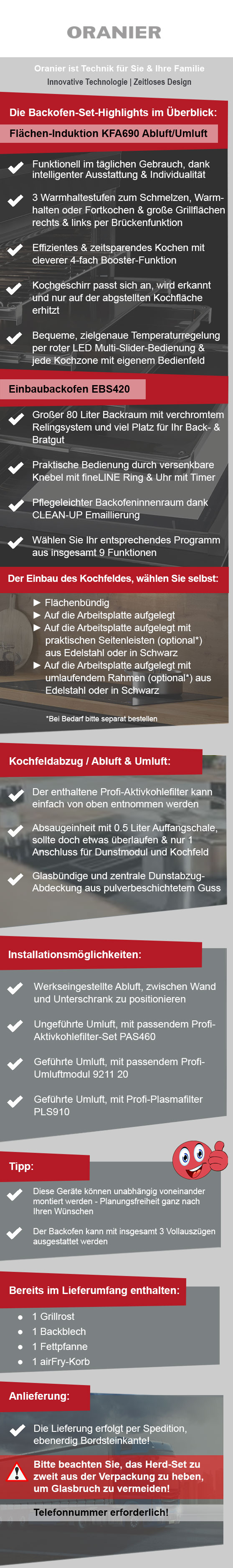 Programmübersicht Oranier