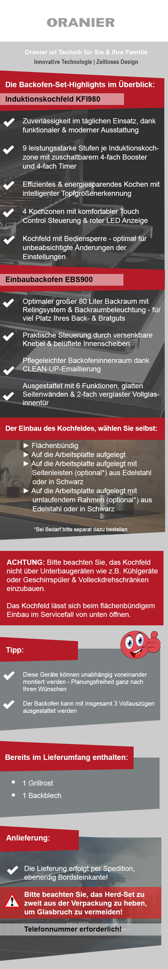 Programmübersicht Oranier