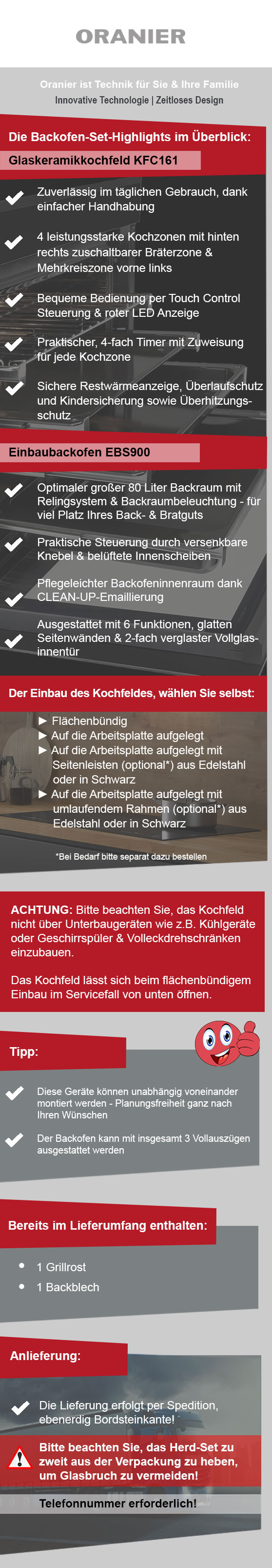 Programmübersicht Oranier