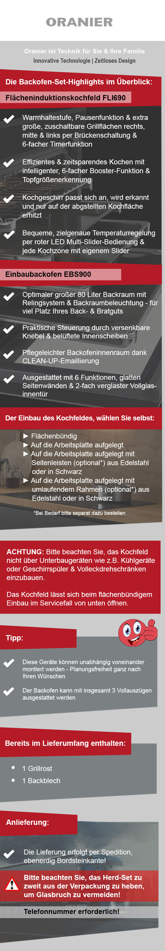 Programmübersicht Oranier