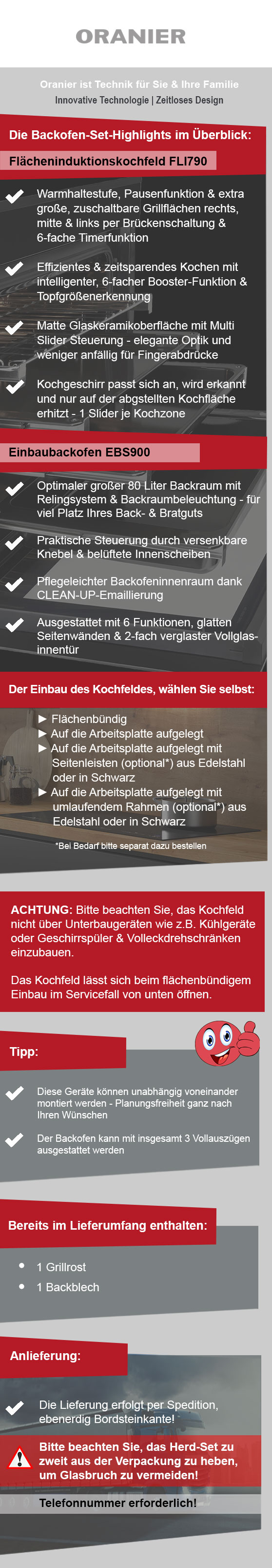 Programmübersicht Oranier