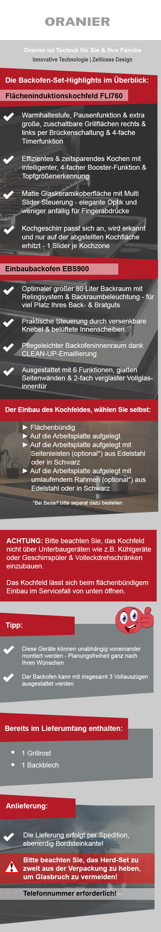 Programmübersicht Oranier