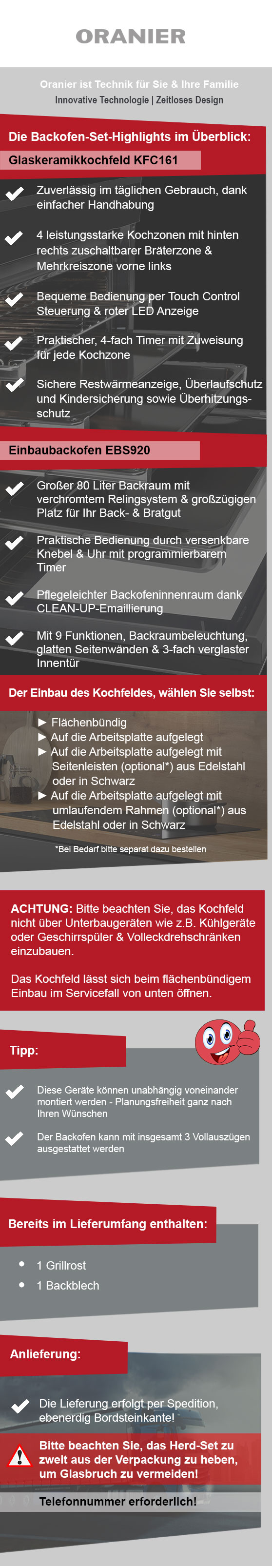 Programmübersicht Oranier