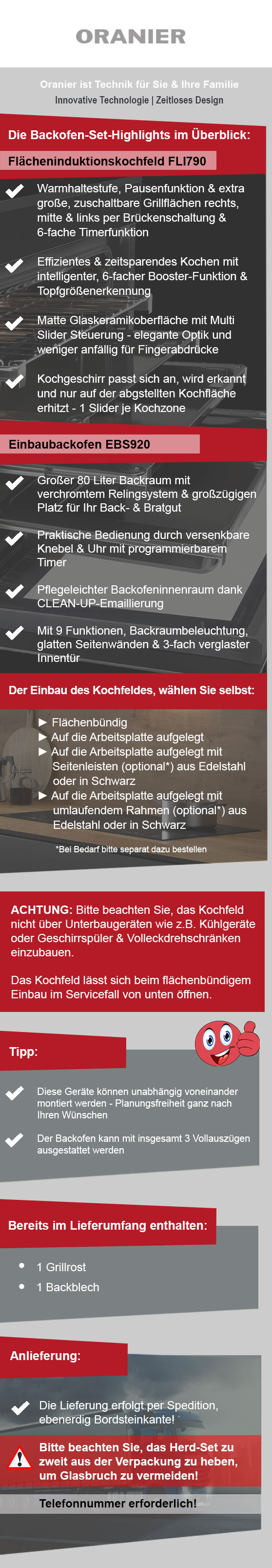 Programmübersicht Oranier