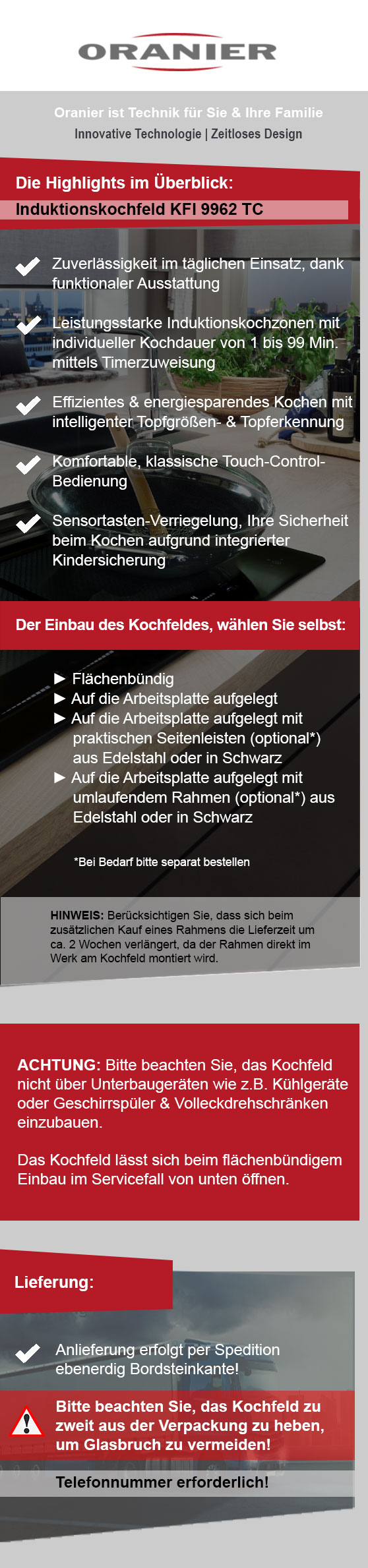 Programmübersicht Oranier