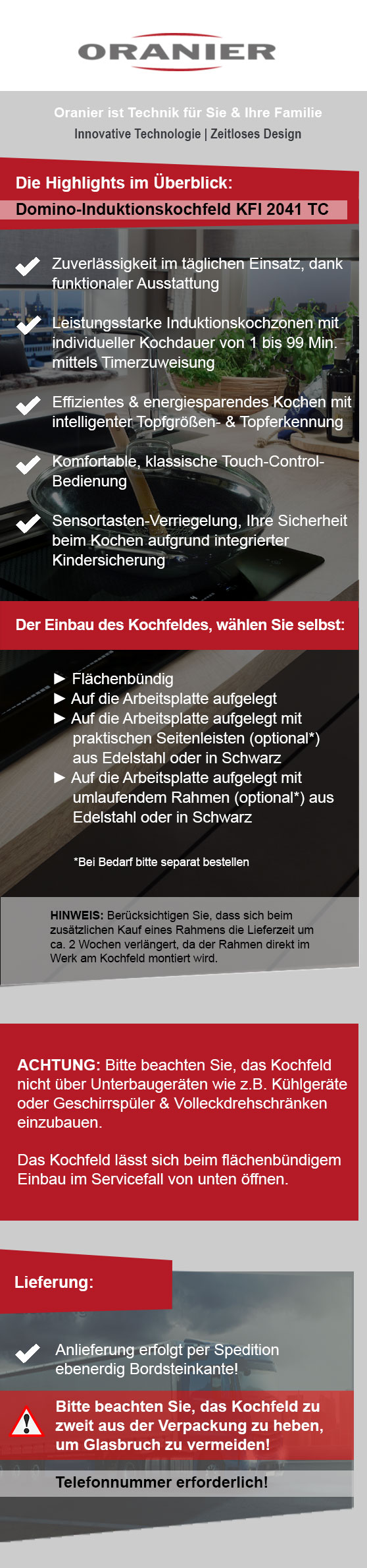 Programmübersicht Oranier