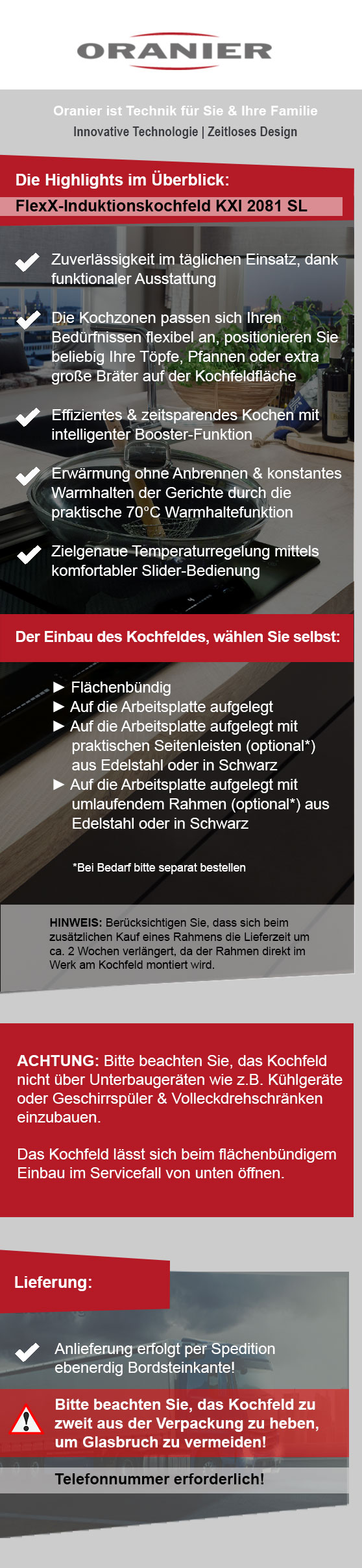 Programmübersicht Oranier