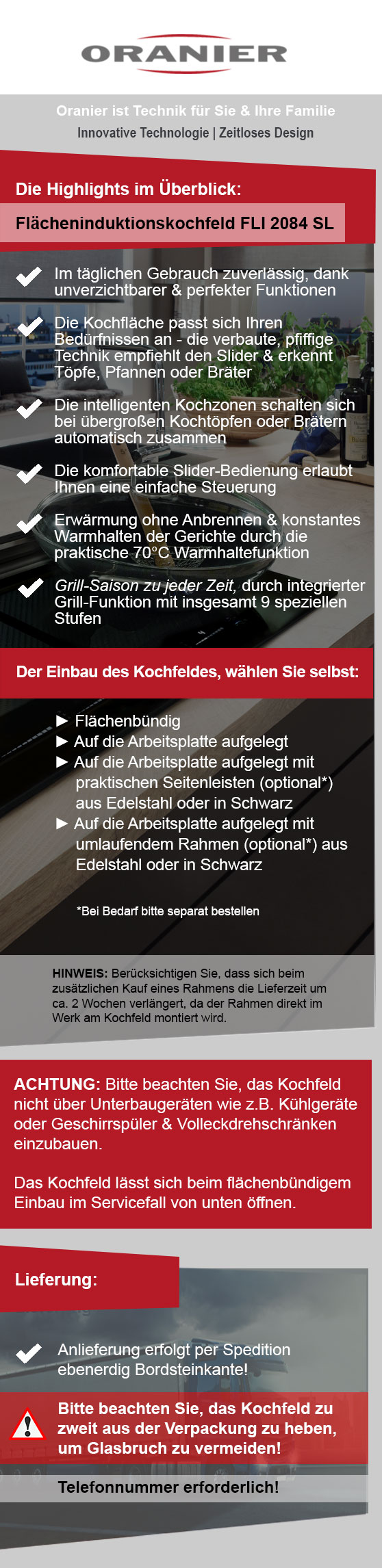 Programmübersicht Oranier