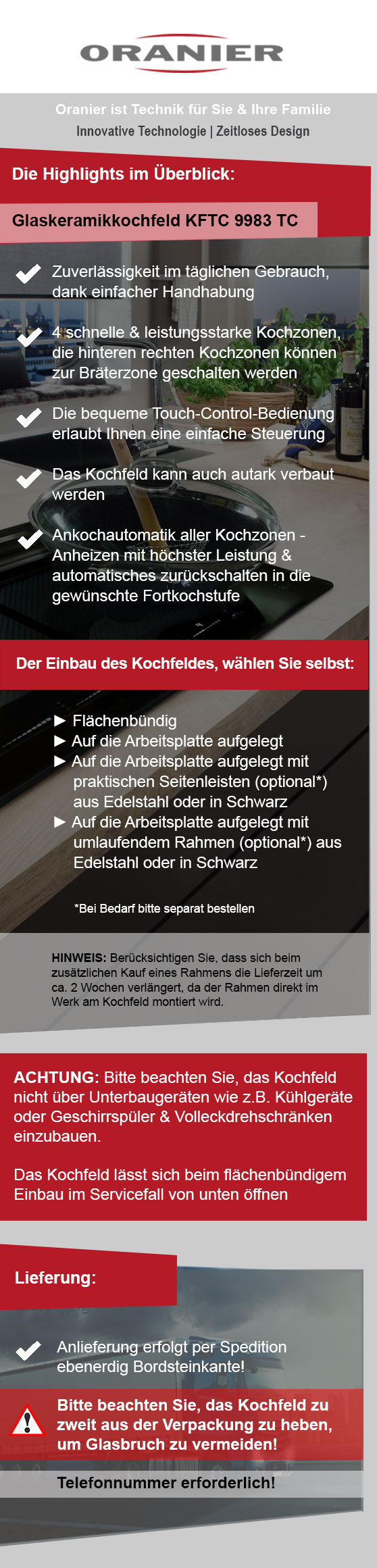 Programmübersicht Oranier