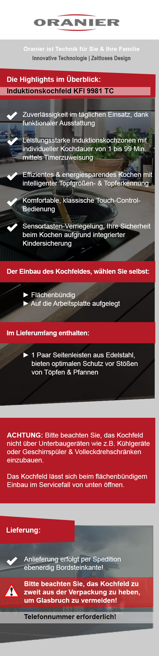 Programmübersicht Oranier