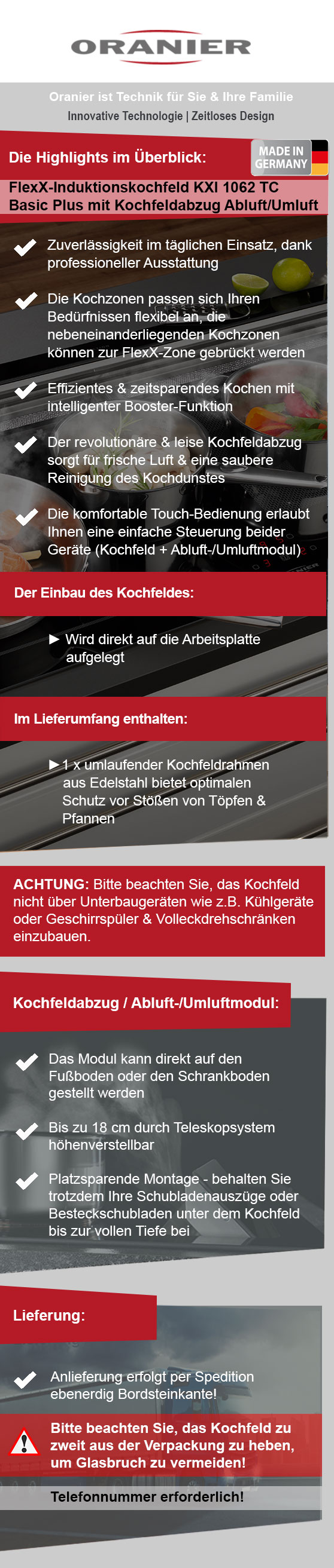 Programmübersicht Oranier
