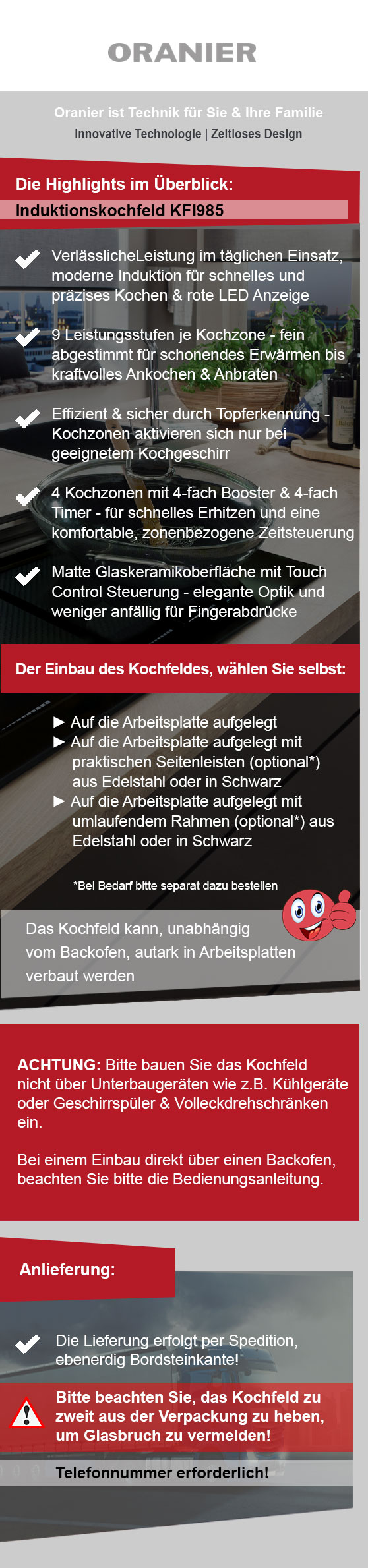 Programmübersicht Oranier