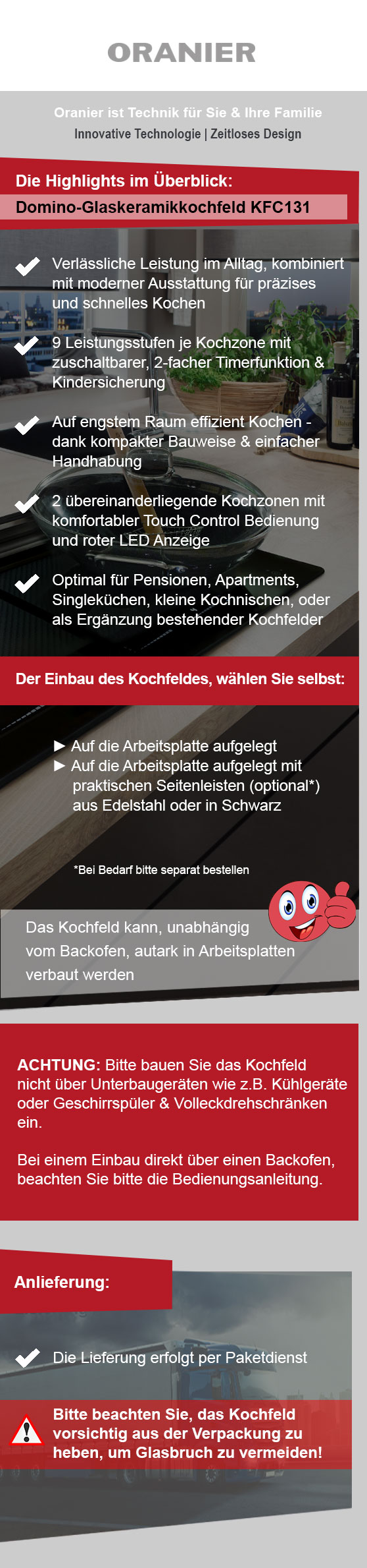 Programmübersicht Oranier