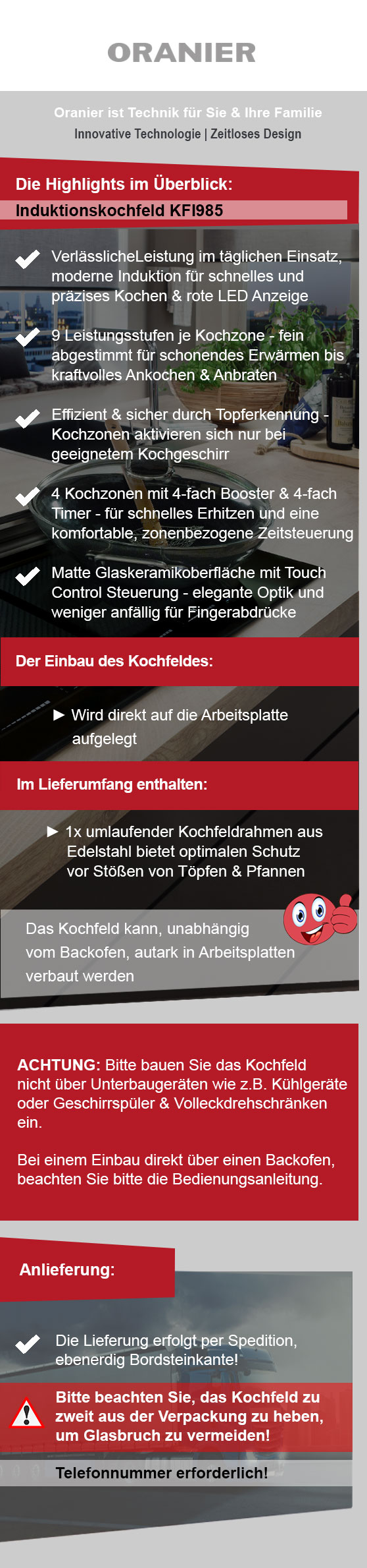Programmübersicht Oranier