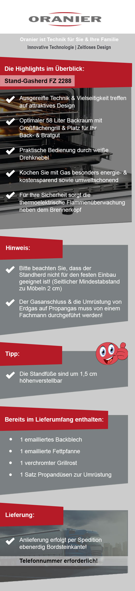 Programmübersicht Oranier