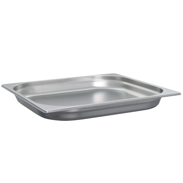 Schneider Gastronorm-Behälter GN 2/3 Edelstahl ungelocht & stapelbar 4 cm tief