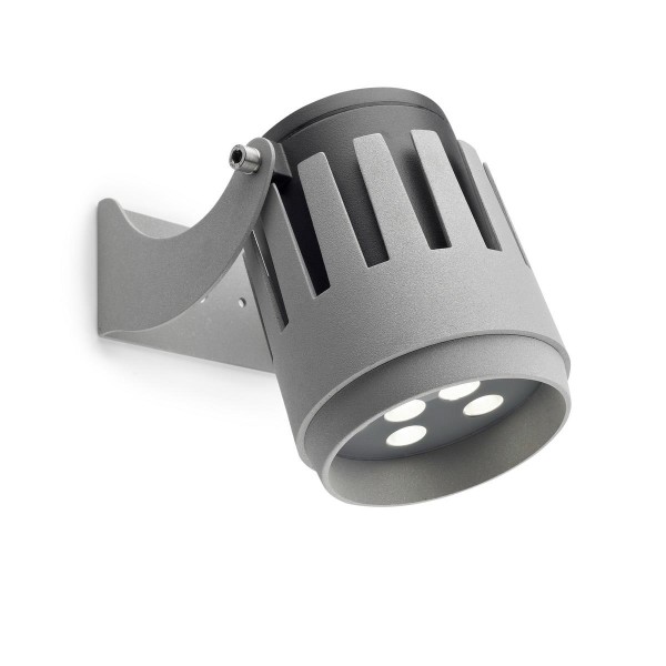 LED Strahler Powell Ø 120 mm grau