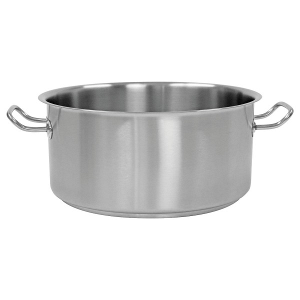 Schneider Gastro Bratentopf 12 Liter 18/10 Edelstahl Induktionstopf Ø 32 cm mit Sandwichboden