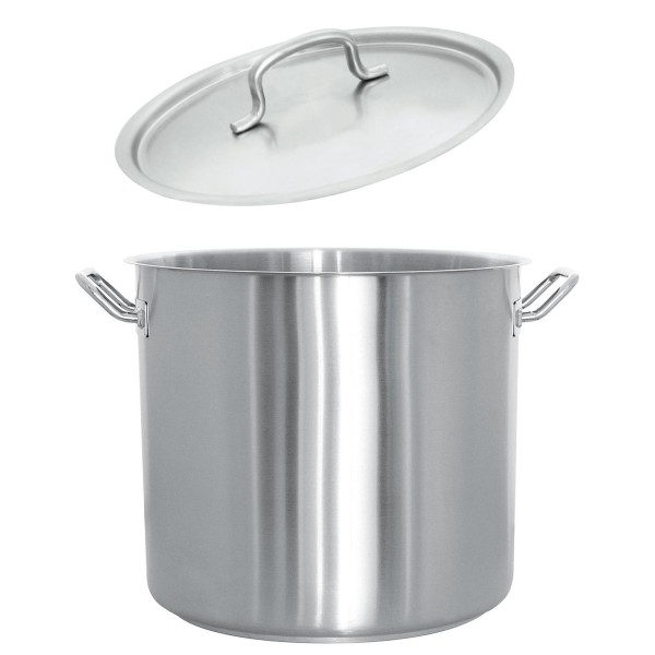 Schneider Kochtopf 24 cm Induktion 11 Liter 18/10 Edelstahl Topf mit Deckel