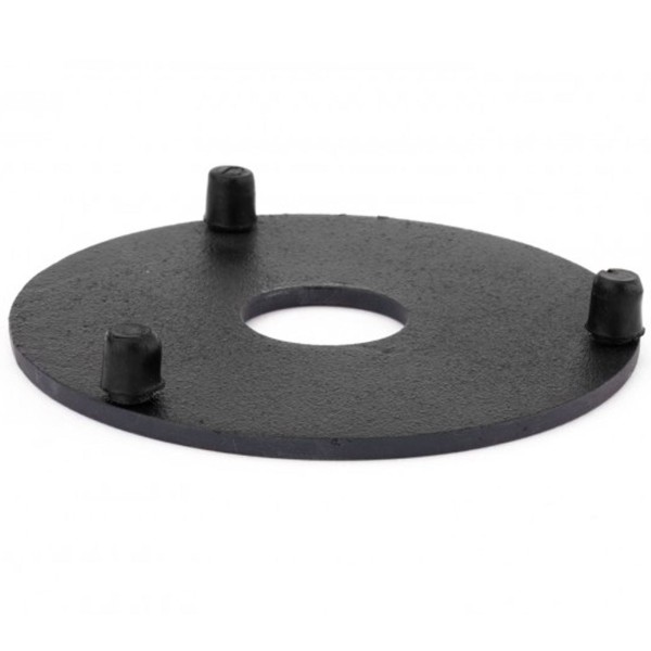 runder blauer genoppter gusseiserner Untersetzer Ø ca. 13 cm | MM-ComSale