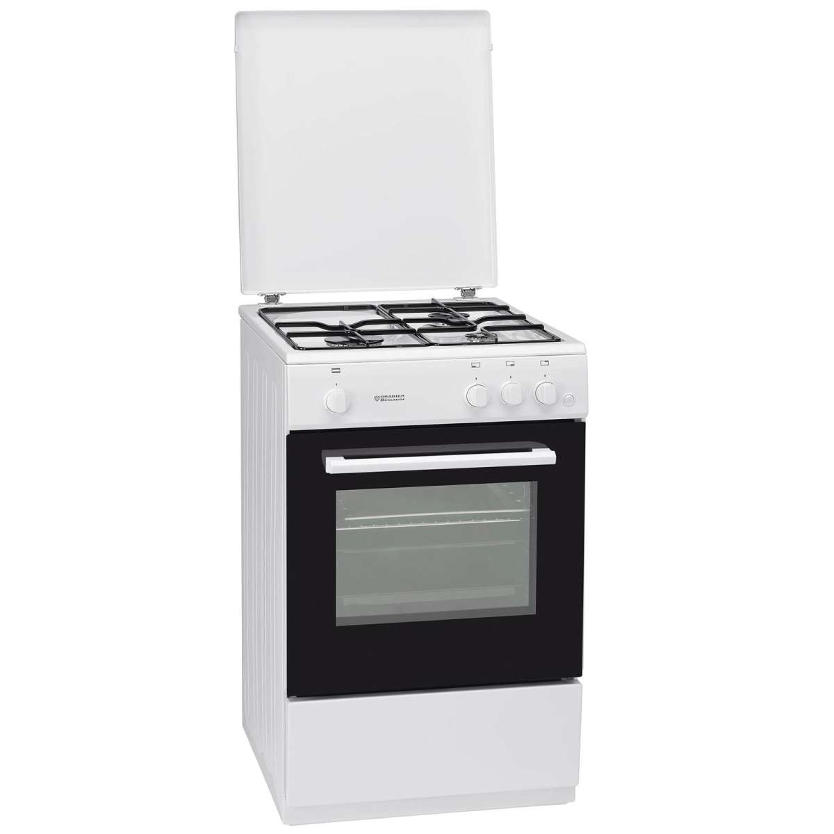 Oranier schmaler weißer 3 flammiger Gas Standherd 50 cm FZ 2298 | MM