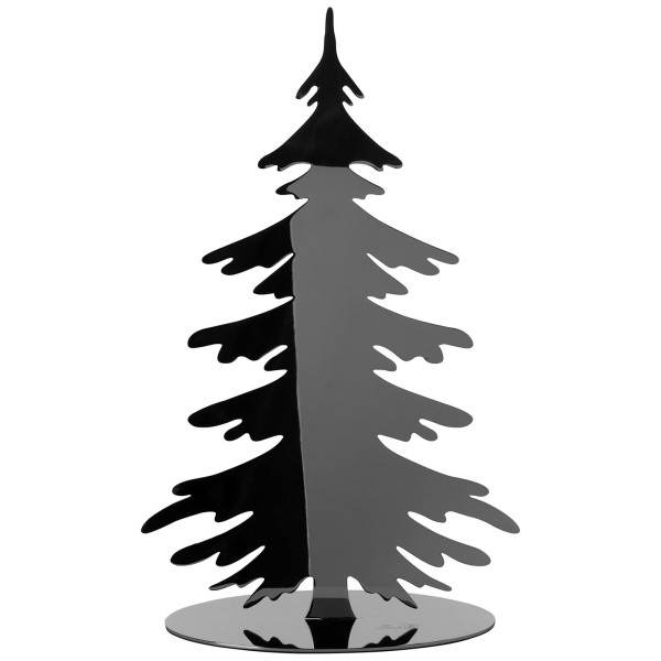 Fink Edelstahl Deko-Tannenbaum 30 cm silbern glänzender Dekobaum zum Aufstellen - Art.-Nr. 151198