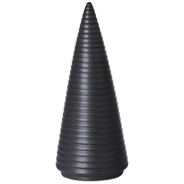Fink schwarzer Tannenbaum 25 cm aus Porzellan Deko-Baum zum Aufstellen - Art.-Nr. 129046