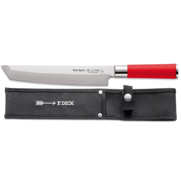 DICK Red Spirit Tanto Universalmesser 21 cm mit schwarzer Kunststoff-Messertasche