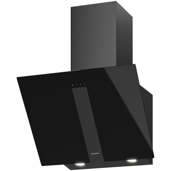Oranier schwarze Wandhaube 60 cm kopffreie Haube UNA60S1 inkl. Plasmafilter für Umluftbetrieb