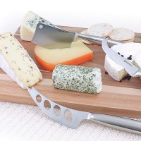 Vorschau: Swissmar Käsebeil 19.5 cm aus Edelstahl mit breiter Klinge & Aufhang-Öse - Bild 3 Vorschau: Swissmar Käsebeil 19.5 cm aus Edelstahl mit breiter Klinge & Aufhang-Öse - Bild 3