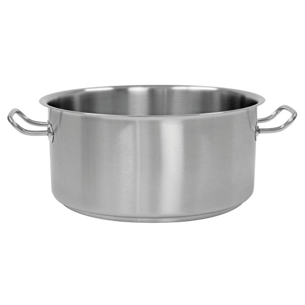 Schneider Gastro Bratentopf 7,2 Liter 18/10 Edelstahl Induktionstopf Ø 28 cm mit Sandwichboden
