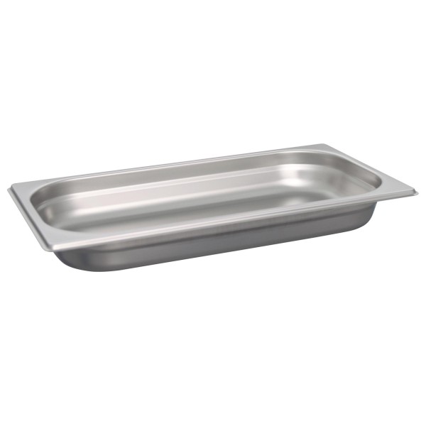 Schneider Gastronorm-Behälter GN 1/3 Edelstahl ungelocht & stapelbar 4 cm tief