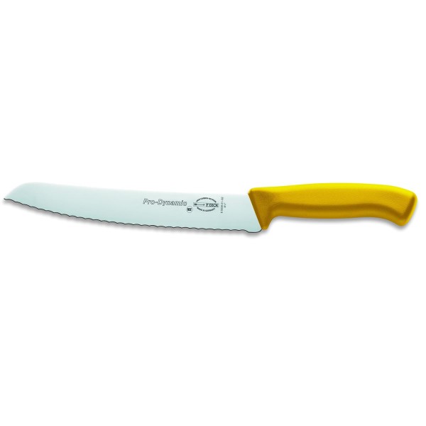 Dick 8503921-02 Brotmesser Wellenschliff gelb 21 cm - SerieProDynamic