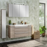 Vorschau: Fackelmann schmaler Bad Unterschrank 20 cm Apothekerauszug Luxor braun - Bild 4 Vorschau: Fackelmann schmaler Bad Unterschrank 20 cm Apothekerauszug Luxor braun - Bild 4