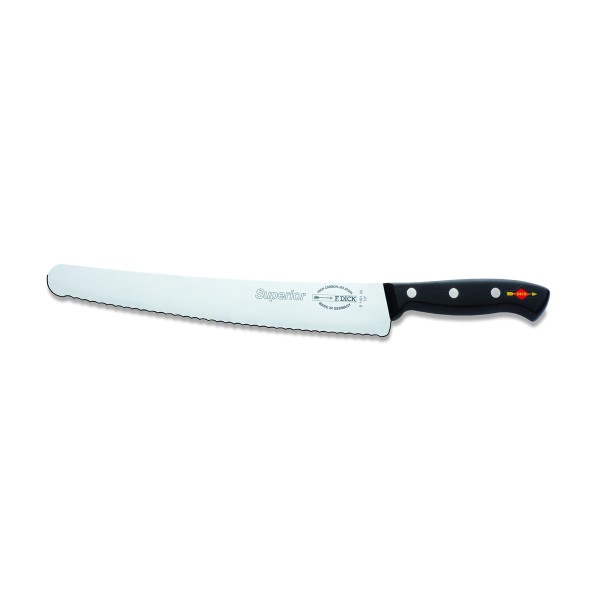 Dick 8115126 Superior Konditormesser Wellenschliff schwarz 26 cm