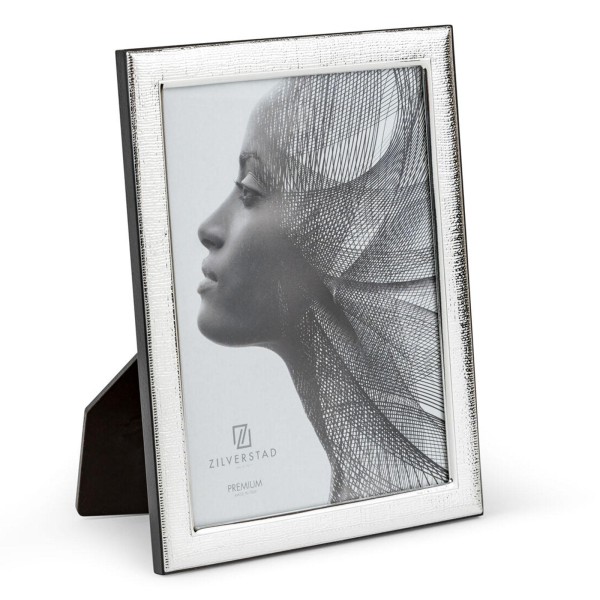 Zilverstad Fotorahmen 13x18 cm mit Holzrückwand Miro Silver Bilderrahmen strukturiert