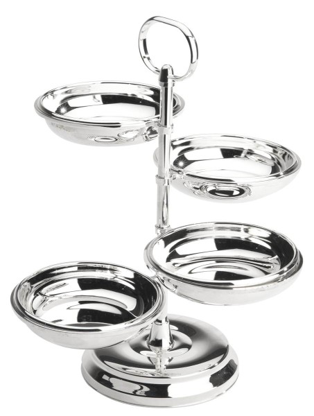 Zilverstad Etagere versilbert L 12,5 cm H 29 cm - Art.-Nr. 7499230