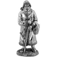 Vorschau: großer silberner Deko Weihnachtsmann stehend 30 cm - Art.-Nr. 6336 Vorschau: großer silberner Deko Weihnachtsmann stehend 30 cm - Art.-Nr. 6336