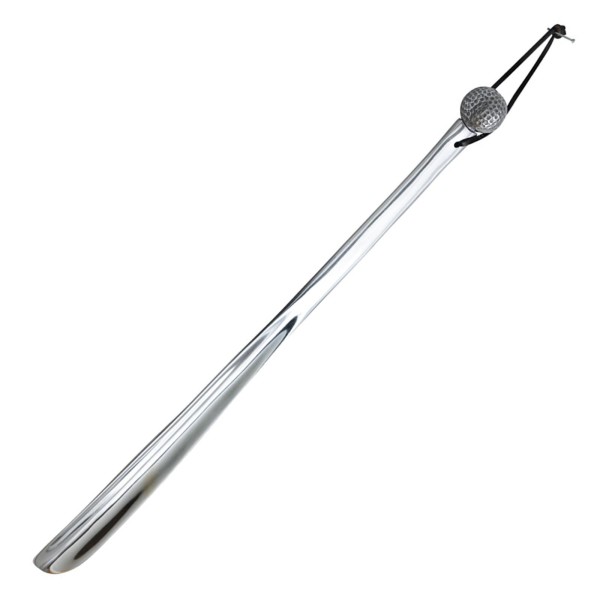 Stabiler Schuhanzieher 54 cm aus Aluminium Schuhlöffel mit Golfball-Griff