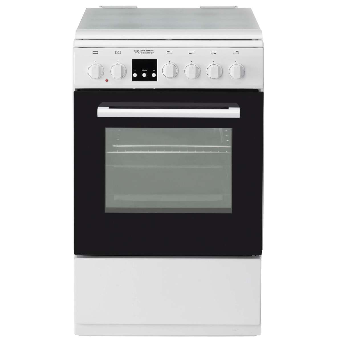 Oranier weißer schmaler freistehender Gas Elektroherd 50 cm FZ 2557