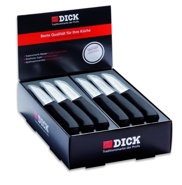 Dick 8520004 Küchenmesser-Set schwarz je 7 cm - SerieProDynamic